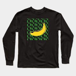 Banana Pattern Long Sleeve T-Shirt